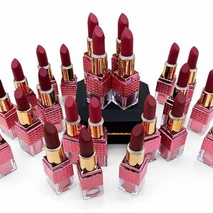 Luxurious Red Lipstick. Color: Burgundy Obsession